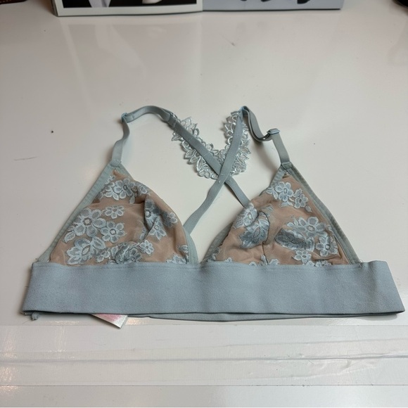 PINK Victoria's Secret Other - PINK Victoria's Secret Blue Lace Bralette